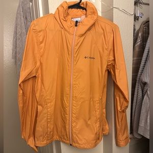 Yellow Columbia Windbreaker